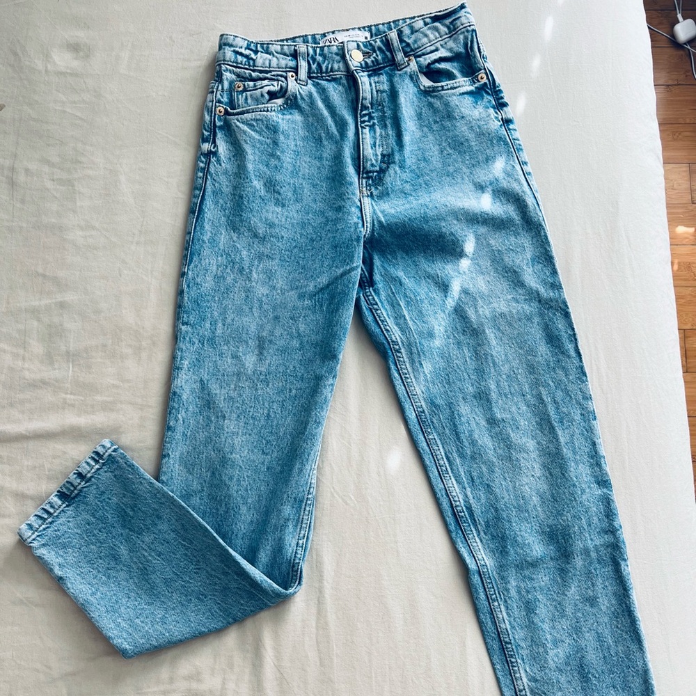 Zara high rise jeans